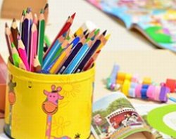 Suppliers of pens, pencils, note books, craft papers, color pencils, crayons, water color etc for schools and play schools.